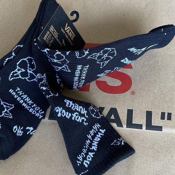 VANS “Off The Wall” Women’s socks "Thank you. Have a nice day." - Picture 9 of 12